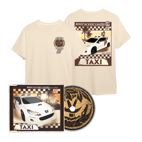 TAXI by Bonez MC & RAF Camora - Maxi CD + T-Shirt - shop now at Palmen aus Plastik 3 store